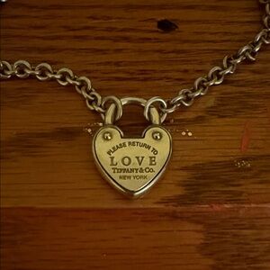 Tiffany & Co. Silver Love Heart Necklace